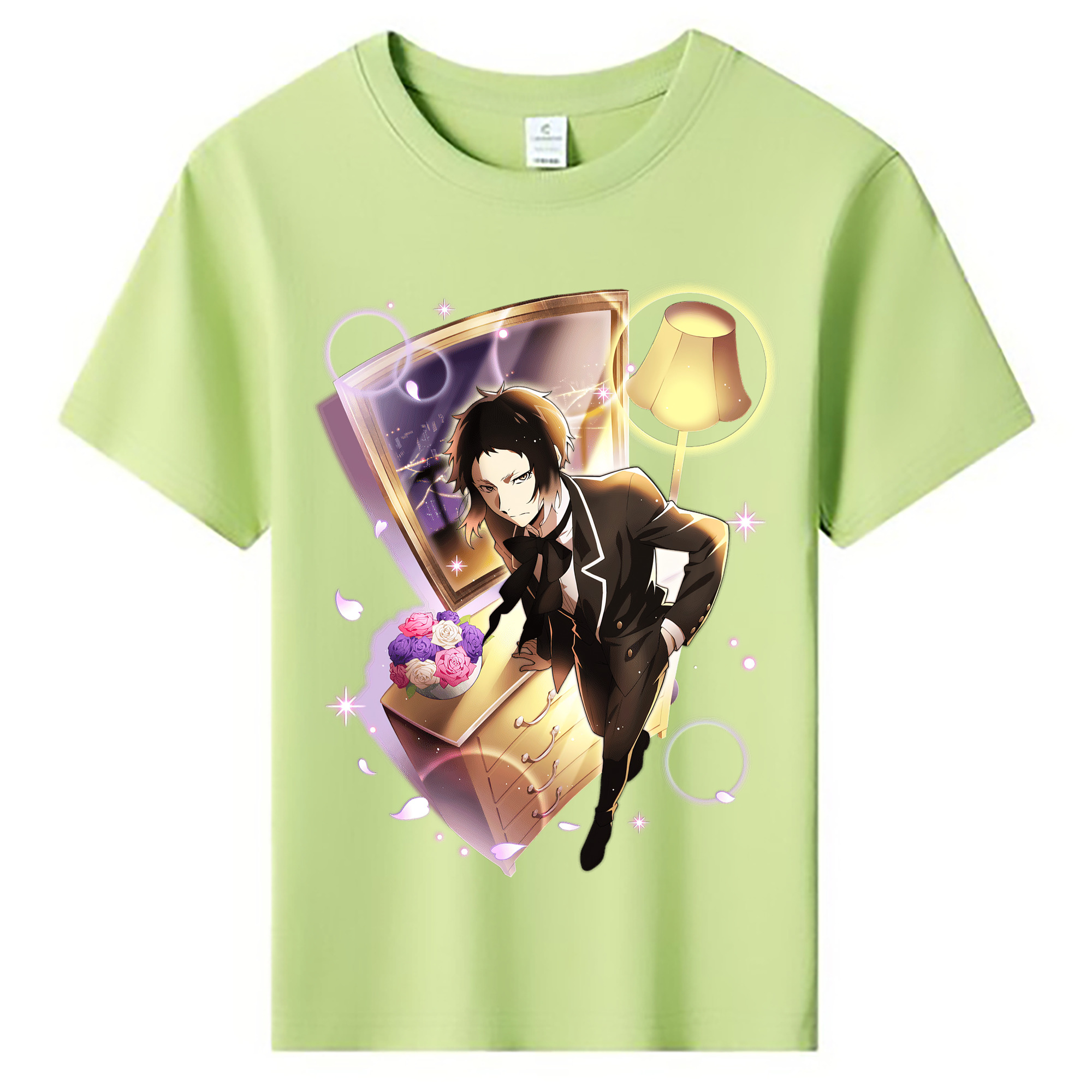 （画像用） 文豪ストレイドッグス Bungo Stray Dogs 綿100％キッズTシャツ（フロントプリント）